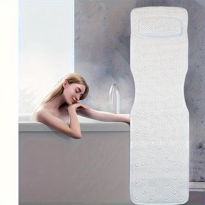 Нескользящая подушка для ванны 36x127 см Подушка для купания Новая подушка для шеи SPA Для ежедневного использования