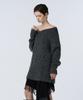Teulimingbeodeu Oversized Off-Shoulder Knit [ Charcoal ]