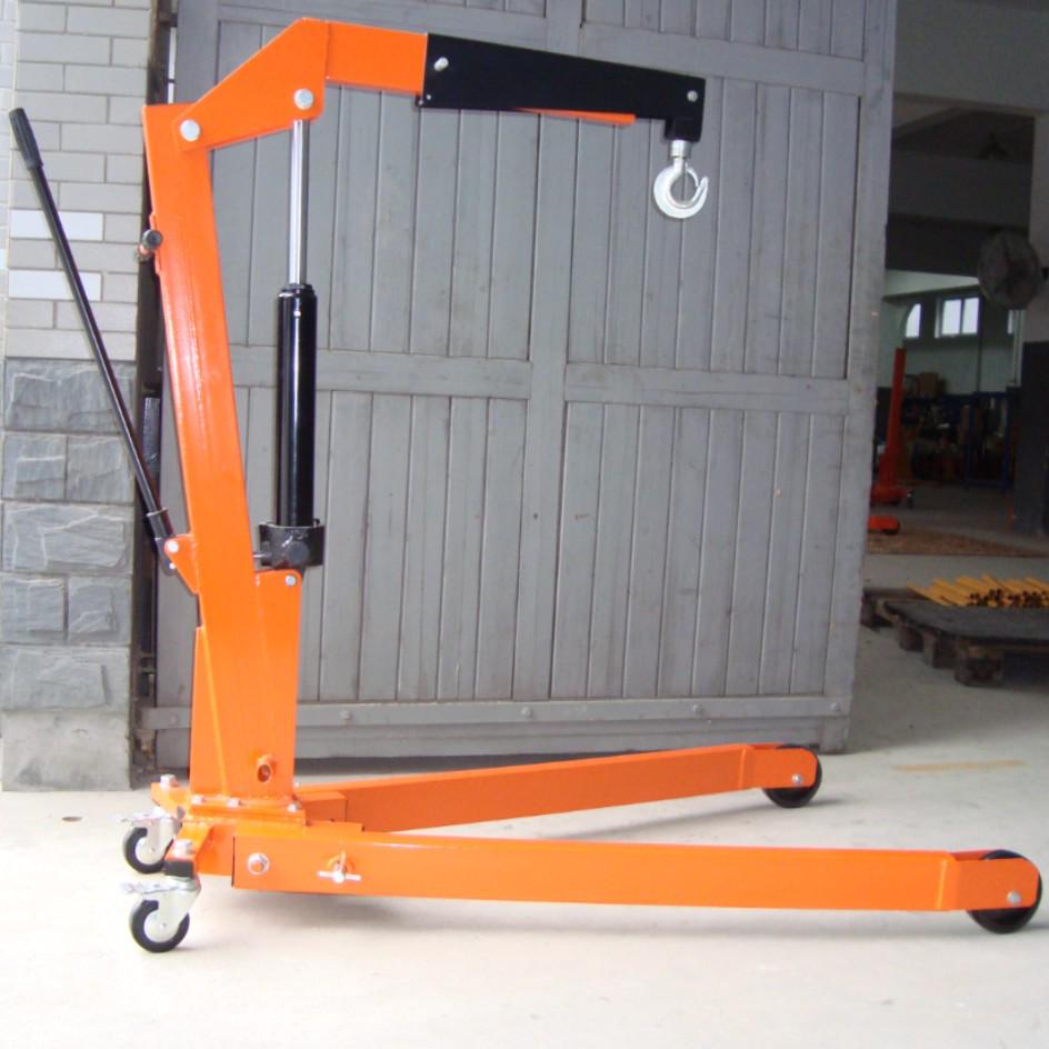 Hoular European Single Girder Crane LH-D10 - Mobile Folding Single Arm Crane for Lifting and Pallet Handling
