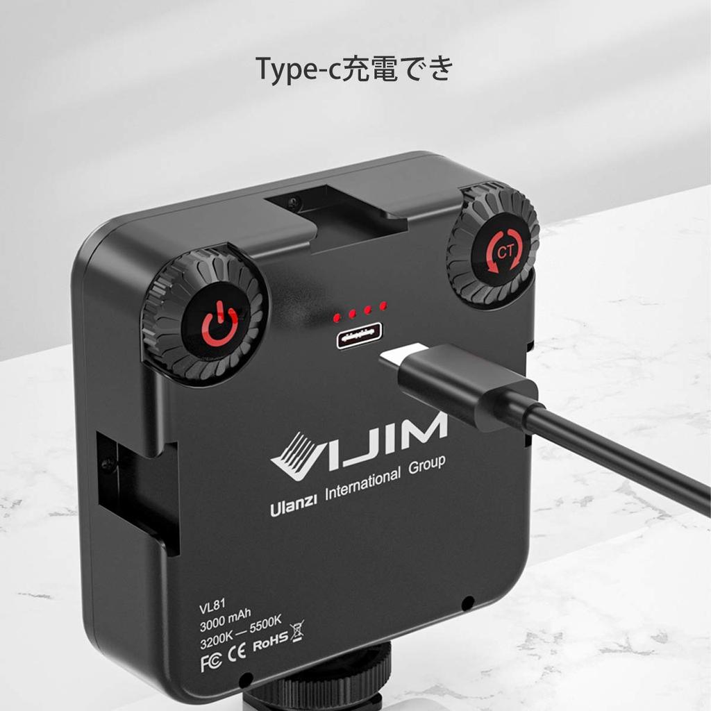 Ulanzi Светодиодный Видео Свет Регулируемый Цветной Умная Камера Вспомогательный Свет для Фотосъемки для DJI Osmo Pocket Action Mobile Gopro Hero Sony VL-81 Свет, Компактный,