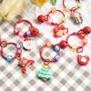Fashion Christmas Keychain Creative Cartoon Santa Claus Christmas Tree Keyring For Women Men Cute Backpack Decoration Gifts