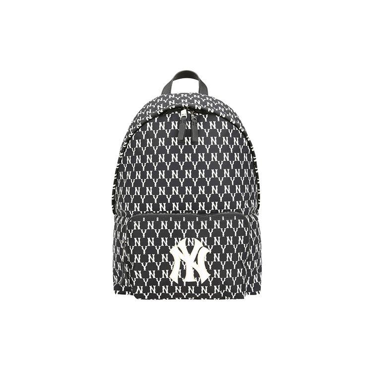 MLB New York Yankees Vintage All Over Print Backpack Unisex Backpacks Black White 32BG10941-50L