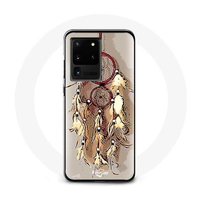 Coque - Samsung - Galaxy S20 Ultra - Attrape Rêve - Marron - Souple