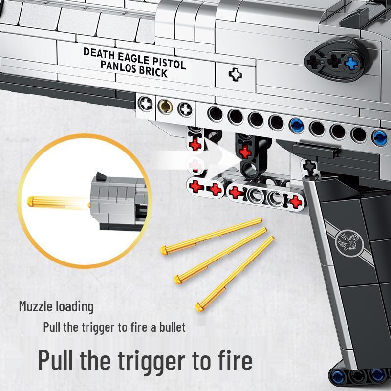 Набор игрушек-конструкторов пистолета Desert Eagle для детей