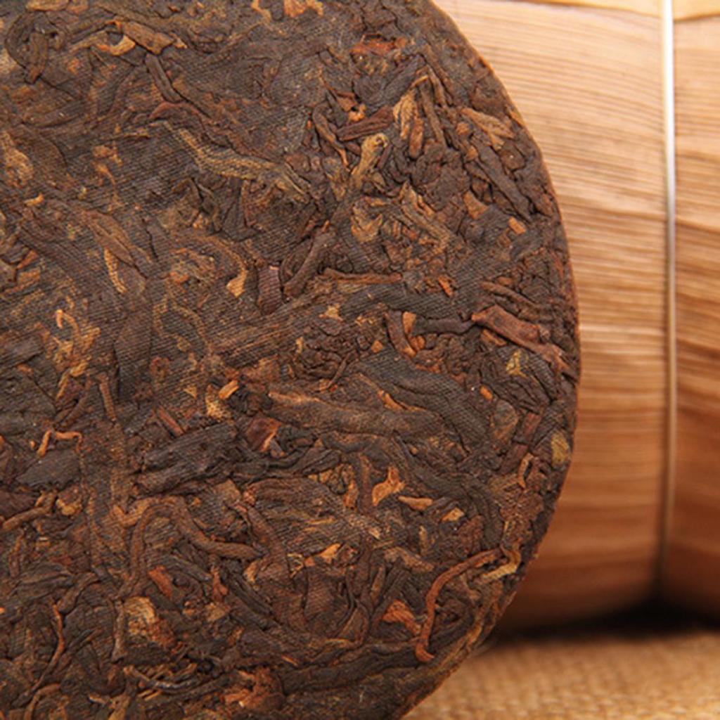100g High Quality Chinese Aged Yunnan Puerh Ripe Tea Round Brick Health Care