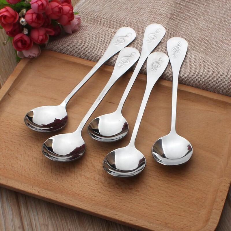 Qiwei Creative Stainless Steel Soup & Dessert Spoon