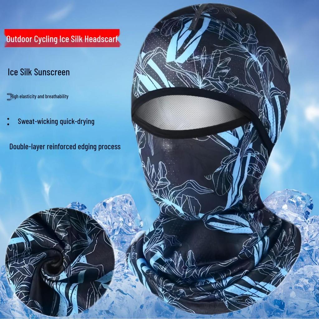 Unisex UV Protection Ice Silk Face Mask for Cycling and Fishing