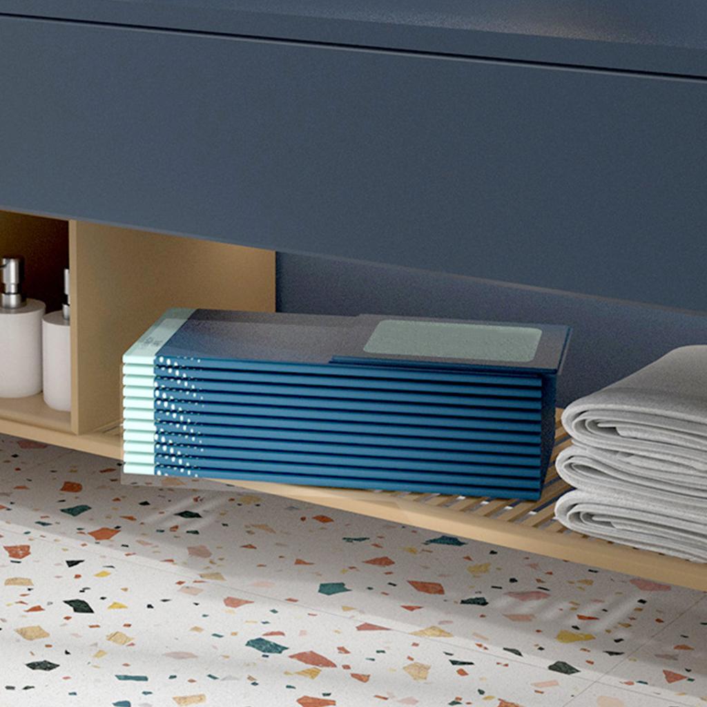 1.6m Foldable Pool Rectangular Shaped Thickened PVC Swimming Pool for Home Use Blue