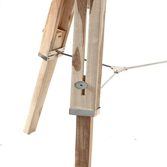 Деревянный торшер на штативе Морской напольный светильник для домашнего декора с абажуром и лампочкой