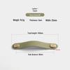 Nordic Soft Leather Anti-Collision Handle for Children's Room - Brass Door, Wardrobe, and Drawer