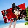 Горячая Видеоигра P-Persona 5 Аниме Пляжное Полотенце для Купания Мягкое Впитывающее Салфетка Детские Подарки для Детей Путешествия Кемпинг Тренажерный Зал
