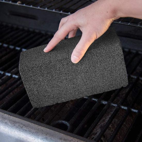 Очиститель гриля для барбекю, кирпич, камень, очиститель, пятна для барбекю, смазка, скребок для пены, инструмент