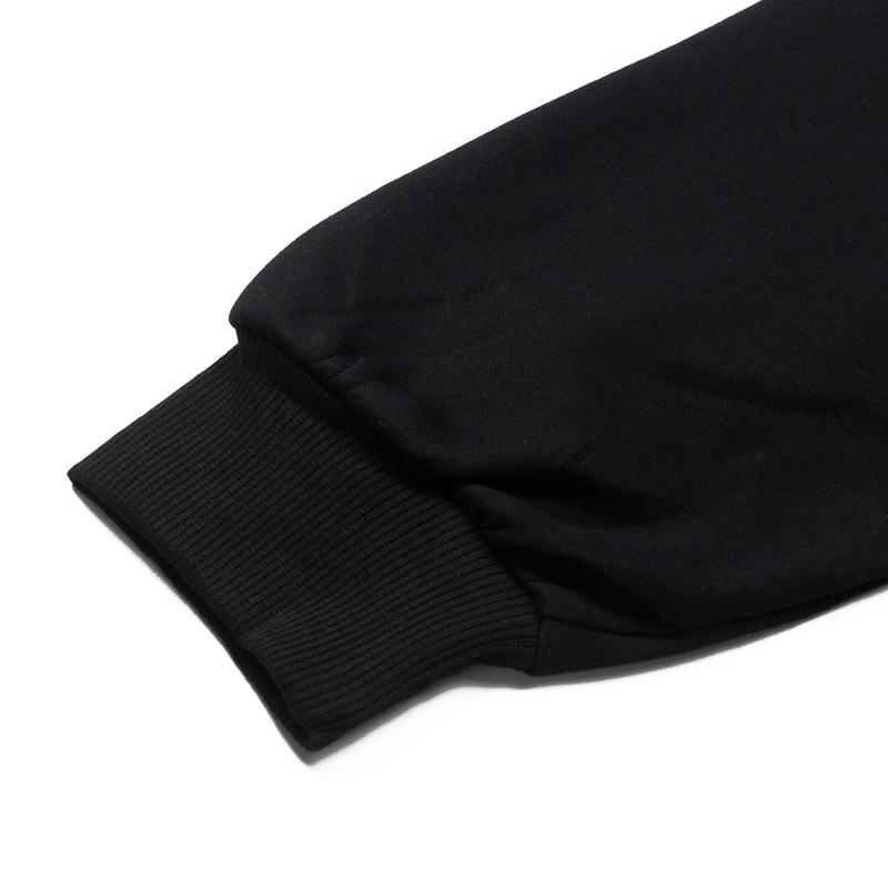 American Retro College Style Jerry FG Long Sleeve Polo Hoodie