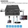 BUNGPUNG HDMI Audio Inserter Audio Optical Digital Analog SPDIF Audio 18Gbps HDMI HDCP HDR CEC Compatible Embedder, 3.5mm L/R Insertion/Embedding,