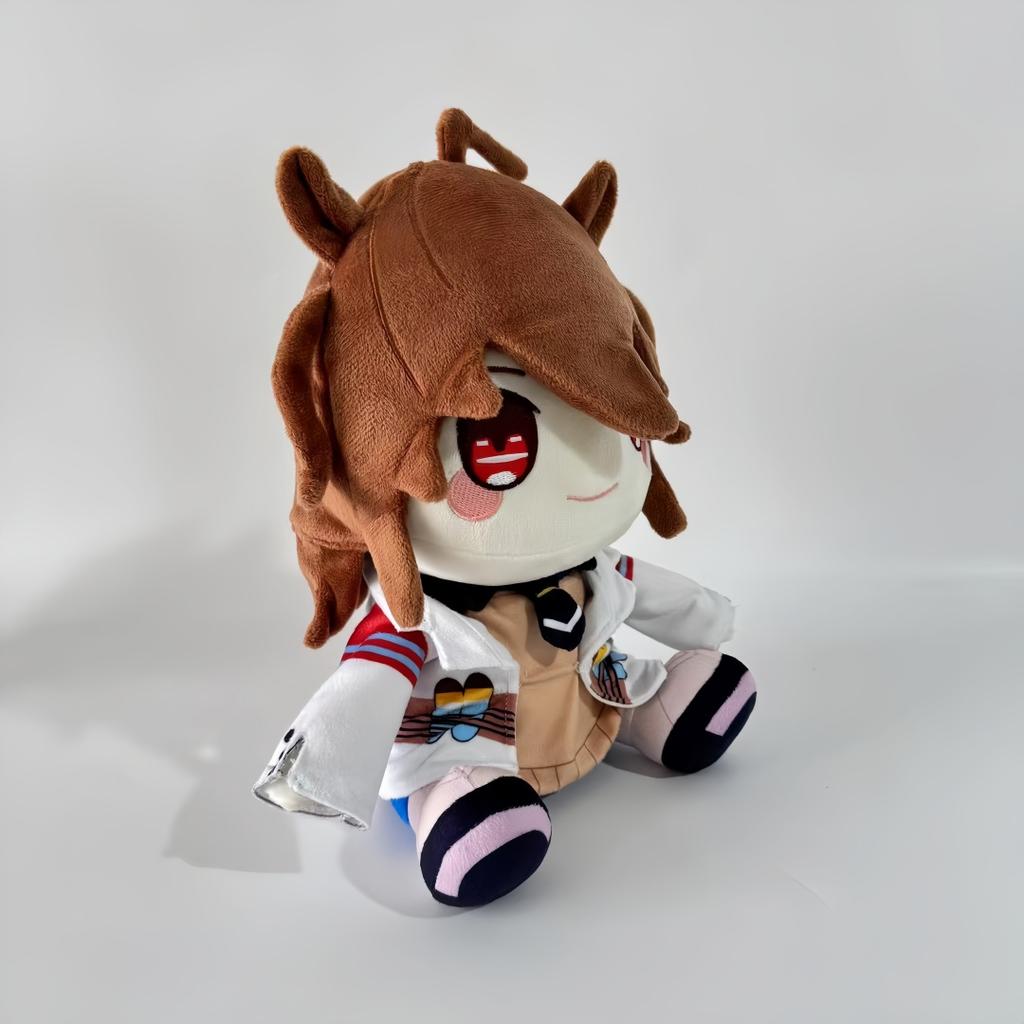 TreasuringU Новые Плюшевые Игрушки Uma Musume Милые Мягкие Набивные Куклы Девочка-Скаковая Лошадь Каштановые Волосы Маленькая Девочка Плюшевая Игрушка Подарки на День Рождения