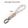 8 Styles Paracord Keychain Lanyard High Strength Parachute Cord Keychain  Outdoor Tool
