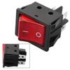 KCD4 Special For Welding Machine 30A 250V High Current 22*29 Red Copper Rocker Power Switch 4Pin Button Electrical Accessories