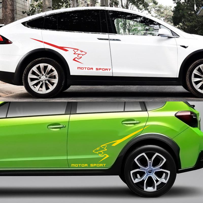 Автомобильные наклейки для Peugeot 208 2008 3008 306 307 308 5008 206 207 RCZ MOTOR SPORT Тюнинг крыла Автоаксессуары Виниловые наклейки