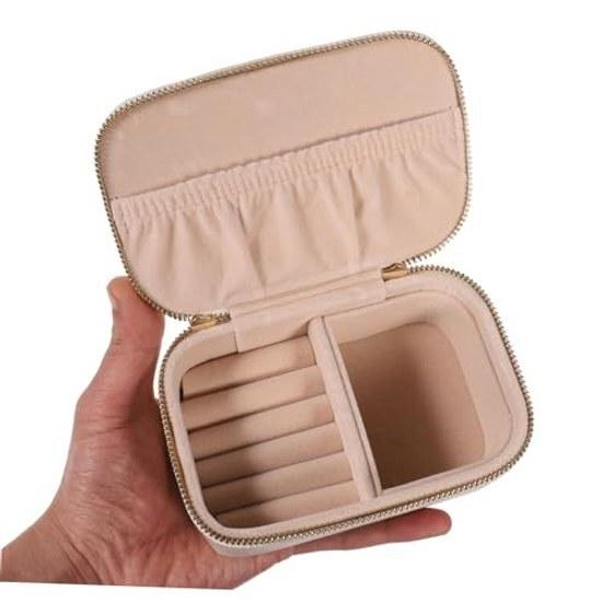No-brand portable jewelry box ring display storage case