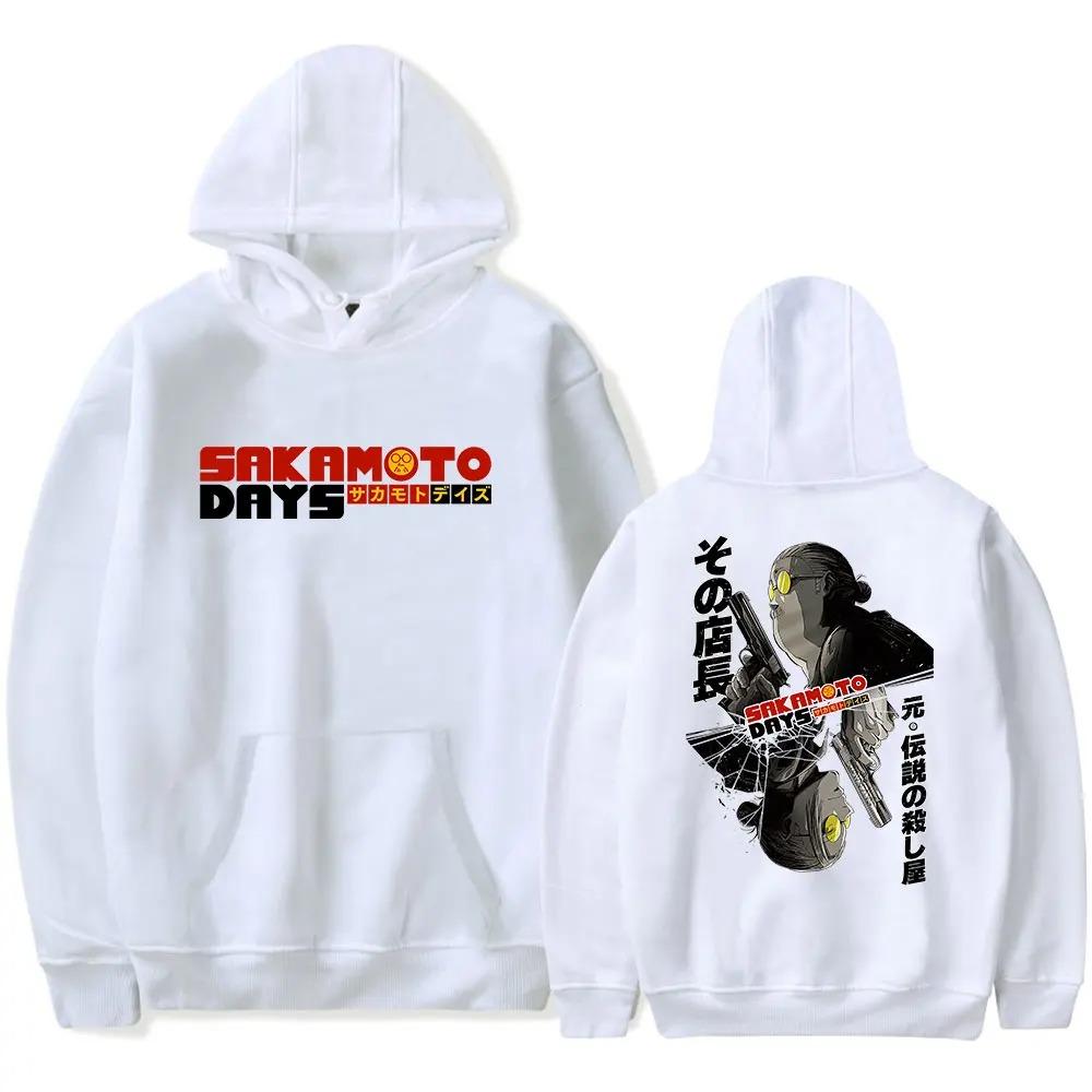 Anime Sakamoto Days Taro Sakamoto Vintage 90s Hoodie Harajuku Hip-hop Streetwear Sweatshirt Autumn Winter Pullover Tracksuit Female Male Clothing