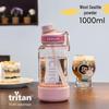 cille Бутылка для воды из тритана с трубочкой