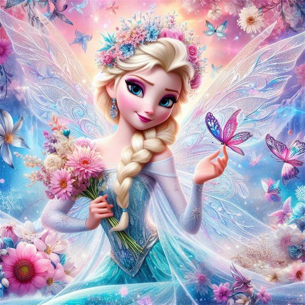 Princess Elsa Anna Diamond Painting New Full Diamond Frozen Series Bedroom Decoration Diamond Embroidery Material Pack