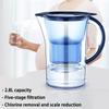 Бытовой кувшин-фильтр для воды Удаляет накипь и хлор Большая емкость Стерилизует и уменьшает содержание хлора