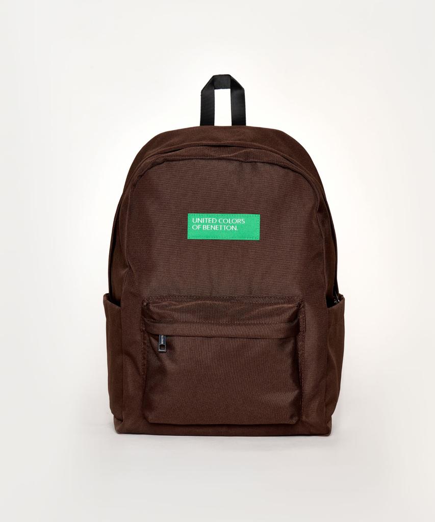 Benetton Яркий рюкзак для ноутбука - [Коричневый]