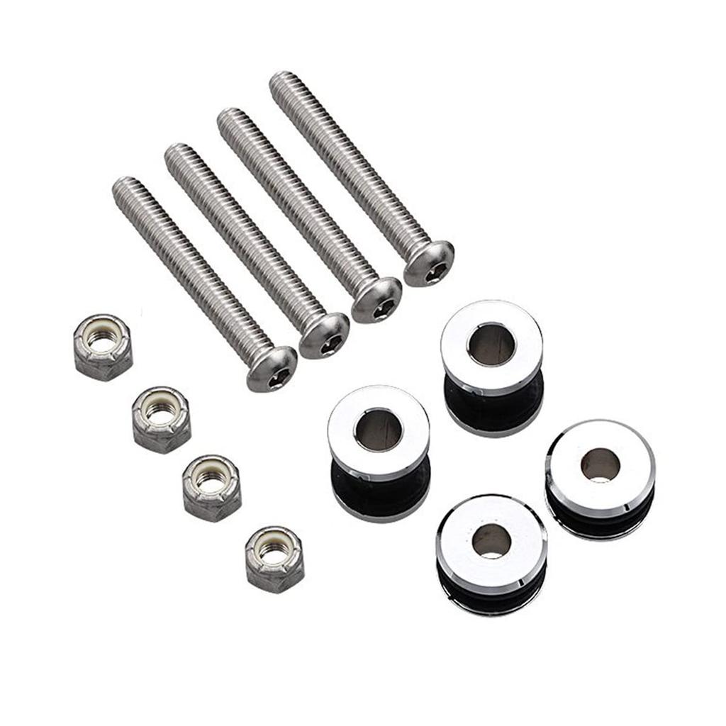 Комплект быстросъемного док-оборудования TCMI H-D Подходит для Harley Sportster XL Съемная спинка 2004-2020, Хром #5