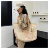 Beach Beach Mesh Tote Bag, Large Capacity Swimming and Fitness Bag, Breathable and Lightweight Single Shoulder Portable Storage Bag