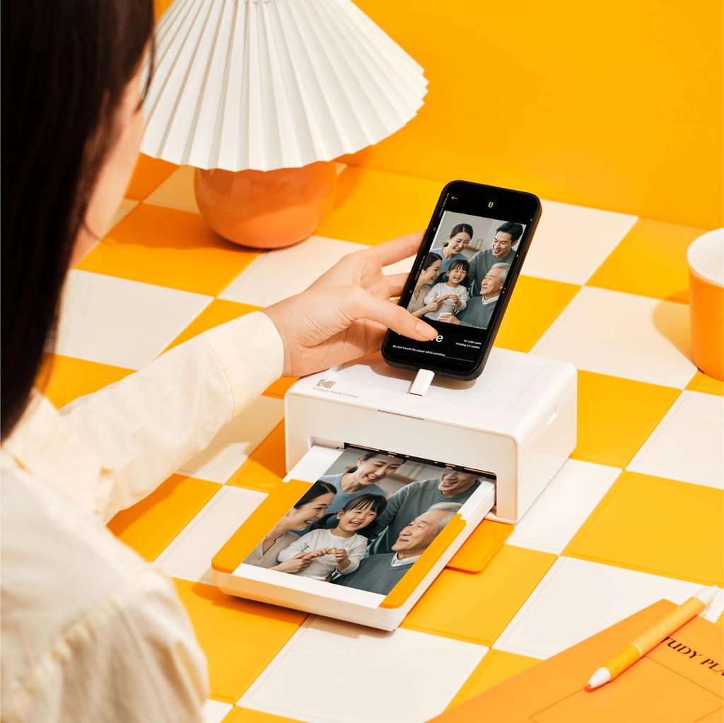 Kodak Dock Plus 4-Pass Instant Printer (10x15cm) + 90-Sheet Bundle (10 Printer Units + 80 Sheets)