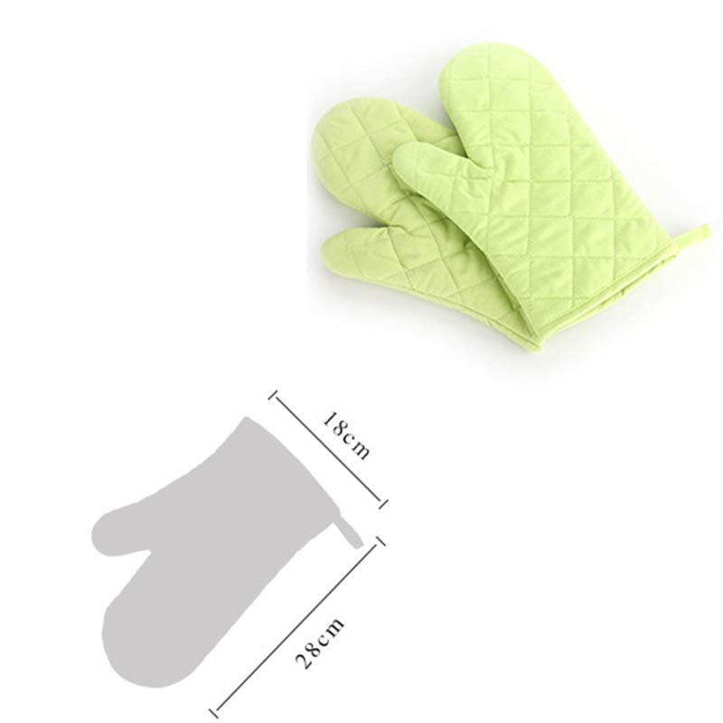 Microwave Oven Glove 1Pcs Non-slip Mitten Insulated Kitchen Tool Baking Gloves Cotton Heat Resistant Glove Baking Accessories