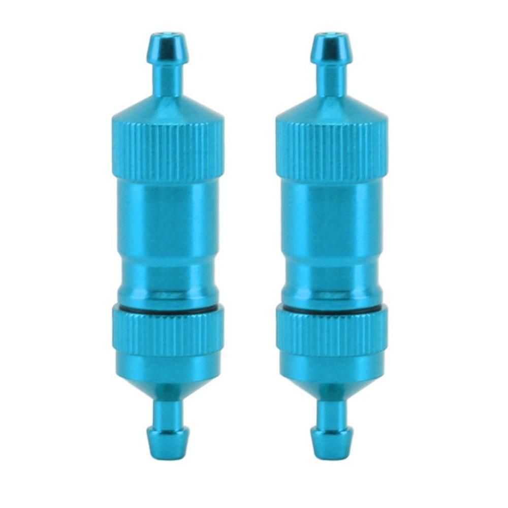 2 Pcs Copper Filter Element RC Fuel Filter Metal RC Oil Fuel Filter Durable Fuel Filter  RC Boat