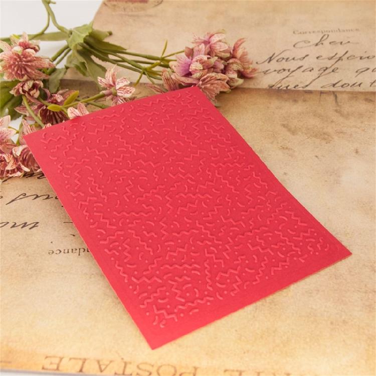 Папье-маше Папка для тиснения Текстурированный Художественный узор Шаблоны для тиснения для детского творчества Изготовление открыток Скрапбукинг