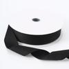 Лента с нитью Черно-белая Отбеленная Полиэстеровая Репсовая лента Однотонная Репсовая лента Аксессуары для одежды Тесьма