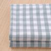 Black & White/Blue Green Gingham Fabric for Kindergarten, Tablecloths & Sofas - Various Sizes