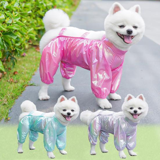 Dirty-Proof Dog Leg Sleeves Candy Color Gradient Waterproof Pet Protective Pants Outdoor Walking Dog Leggings for Rain And Snow Day