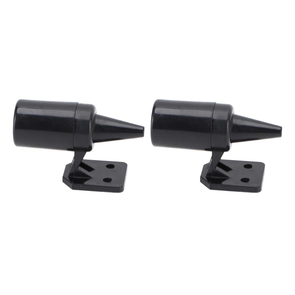 1 пара свистков для оленей, предупреждающий свисток для автомобилей, грузовиков, мотоциклов, черный