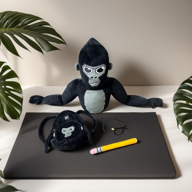 Обезьяна из Gorilla Tag Плюшевая Плюшевая Плюшевая Плюшевая Плюшевая Плюшевая Кукла Для Игр Gorilla