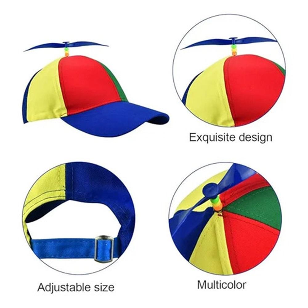 Classic Propeller Cap Colorful Funny Hat Funny Anti-propel