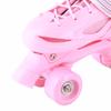 Детские роликовые коньки, регулируемые, светящиеся, безопасные, устойчивые, роликовые коньки для девочек, мальчиков, детей