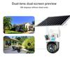 V380 Dual Lens Wifi 4G Sim Camera Solar Panel Outdoor Low Powered Cam Color Night Vision PIR Alarm Two Way Audio Solar CCTV IP Camera