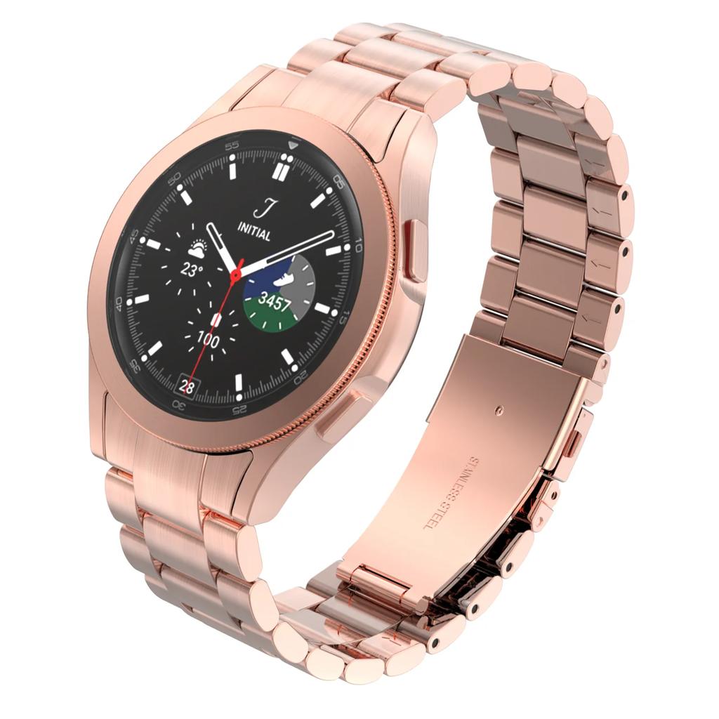 Металлический ремешок для Samsung Galaxy Watch 6 4 Classic 47мм 46мм 42мм Pro 45мм Браслет из нержавеющей стали без зазора Часы 7/6/5/4 44мм 40мм