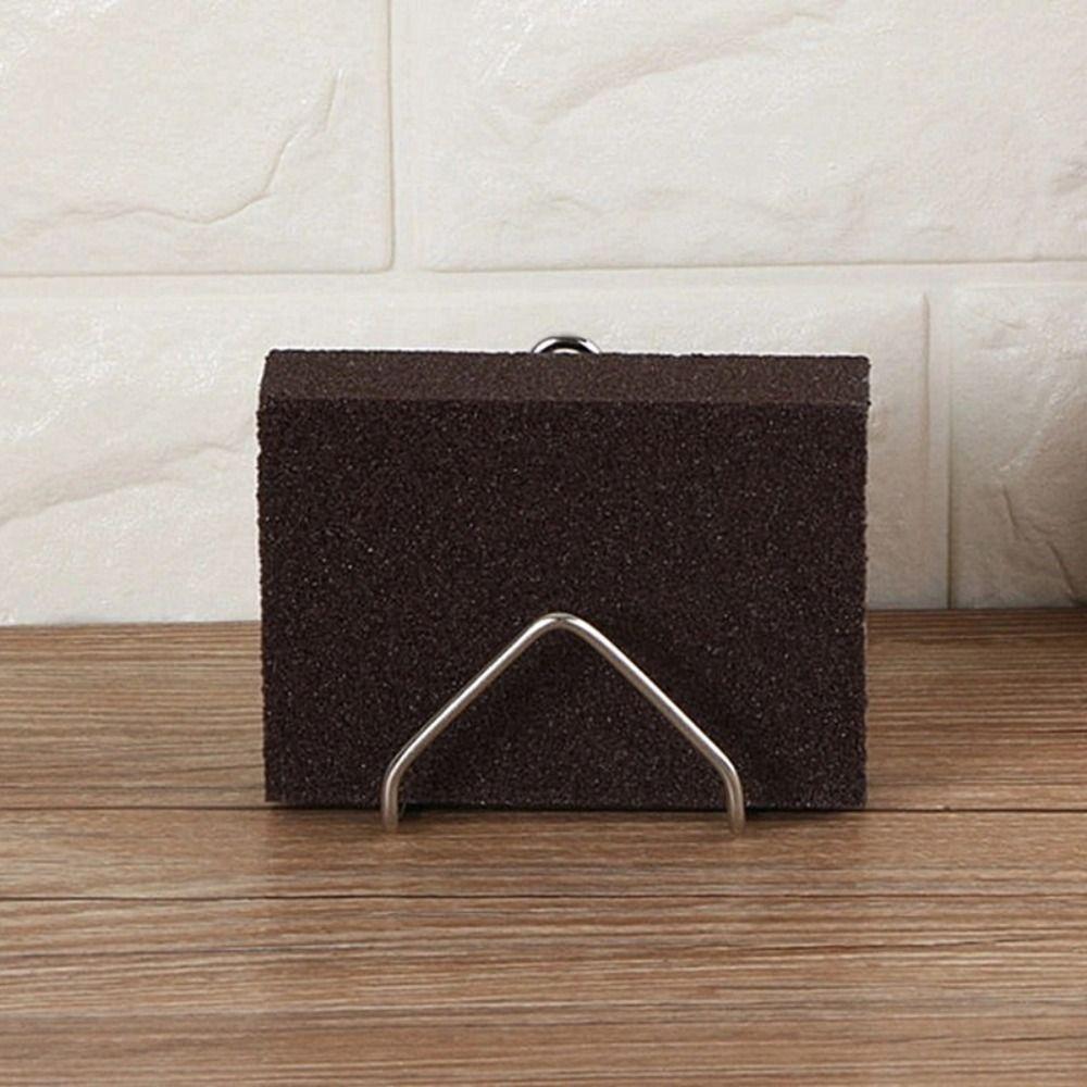 Portable Cleaning Cloth Shelf Stainless Steel Sponge Holder Sponge Sink Rack Kitchen