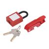Circuit Breaker Lockout Kit High Strength Circuit Breaker Switch Lock Device with Nylon Padlock