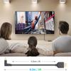 Кабель HDMI Duttek 8K, короткий, 90 градусов, HDMI-конвертер «папа-папа», угловой, высокоскоростной, HDMI-адаптер, соединительный кабель, совместимый с Xbox Series