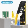Проходной обжимной инструмент RJ45 RJ12 RJ11 для кабелей Cat7 Cat6 Cat6A Cat5 Cat5e, инструмент для зачистки и обжима с коннекторами Ethernet 8P/6P