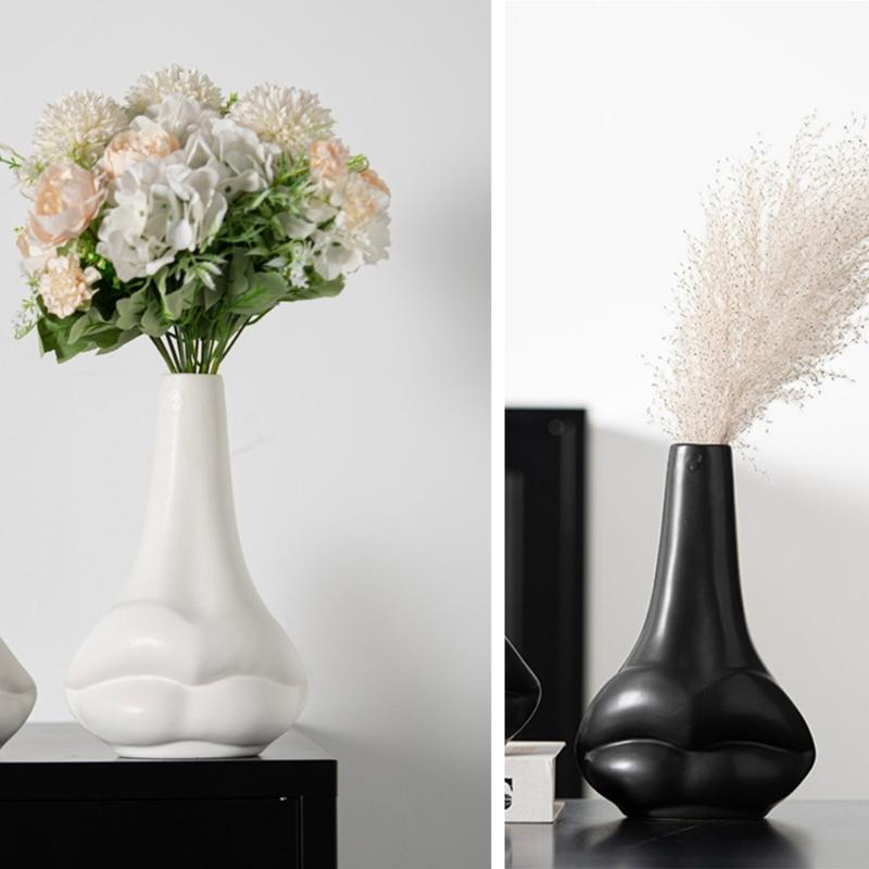 Big Mouth Vase Resin Molds Succulent Plant Flowerpot Silicone Mould Concrete Cement Gypsum Mold DIYs Crafts Home Decors