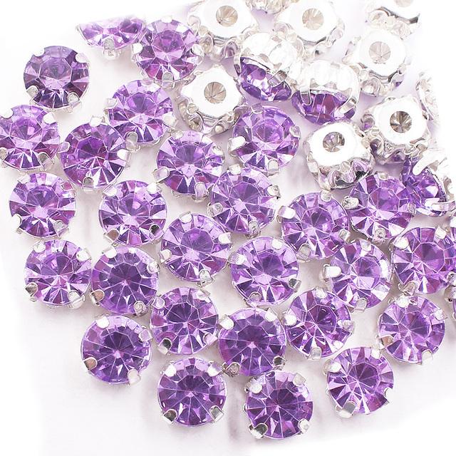 Promotion Ss12 -Ss40 Crystals Claw Cup Rhinestone Shiny Strass Stones Metal Base Fabric Beads Craft Top Rhinestones for Clothes