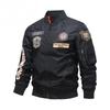 Heavy Industry Embroidered Baseball Uniform Leading Jacket Spring and Autumn New Air Force Pilot Jacket Men's Workwear Motorcycle Jacket